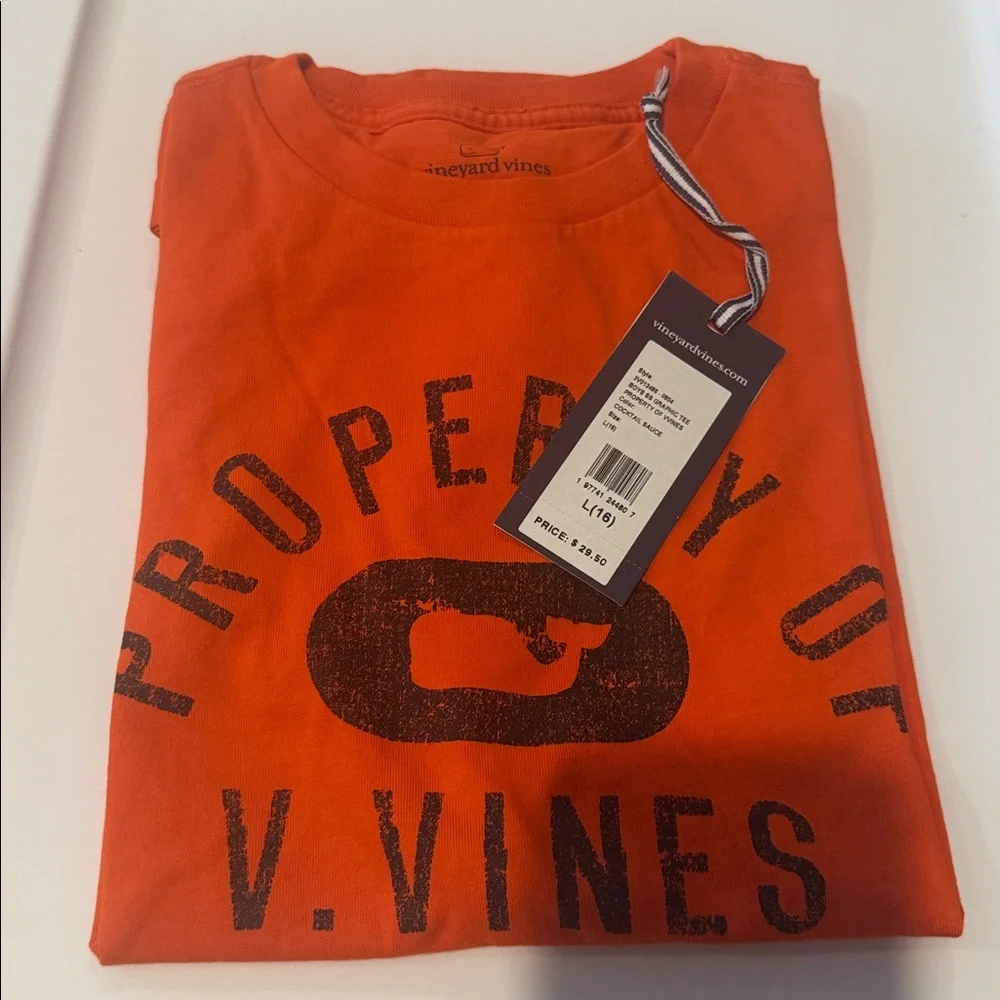 NWT Vineyard Vines Boys Property of Vineyard Vines Whale Tee‎ Classic Preppy